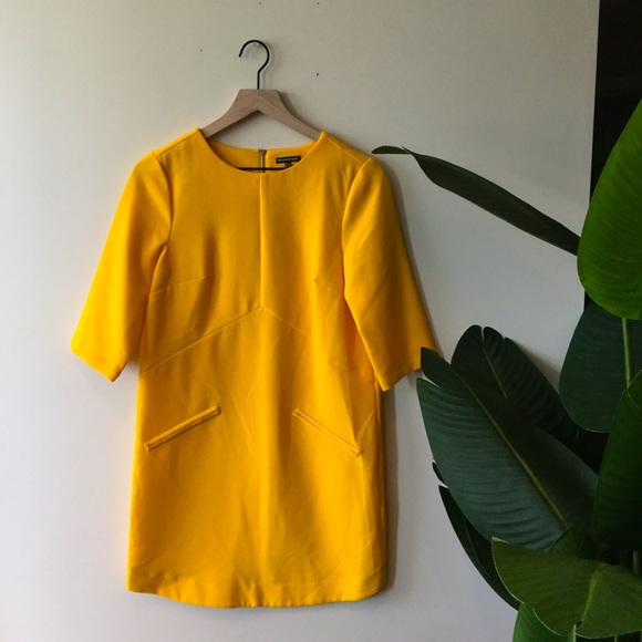 Warehouse Dresses & Skirts - Yellow shift dress
